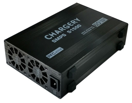 30V 24V 1500W UAV disesuaikan SMPS Baterai pengisi daya Compact E Rickshaw 68mm 60A