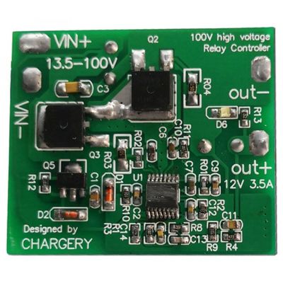 Baterai LiTo Otomotif Buck Boost Konverter 100v 12V 4A