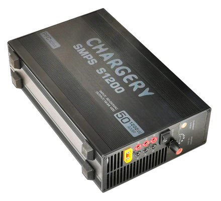 24V 1200W UAV Drone SMPS Pengisi Baterai Compact 68mm 50A Disesuaikan