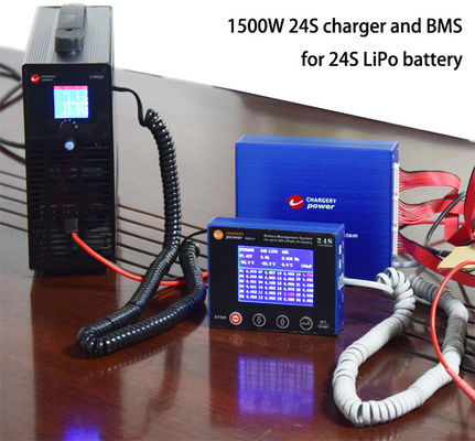 Pengisi ulang LFP Lifepo4 Lithium Battery Charger C10325 5S hingga 28S 102.2V