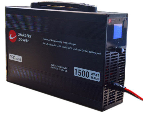 97.2V 36S LTO Lipo Ac To Dc Baterai Charger 100V-240V Sertifikasi RoHS
