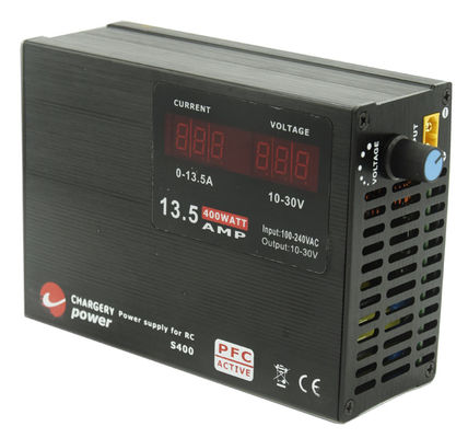 RoHS bersertifikat SMPS Type Battery Charger UAV 13A 30V 400W