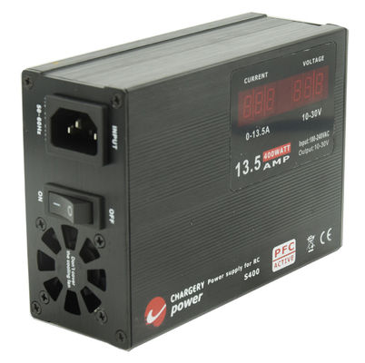 RoHS bersertifikat SMPS Type Battery Charger UAV 13A 30V 400W