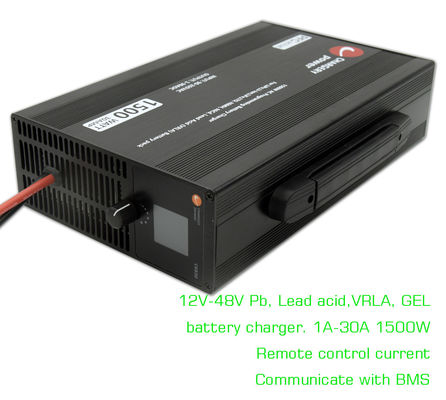 24V 36V 48V Pb VRLA Valve Regulated Lead Acid Battery Charger SMPS Untuk Sepeda Motor