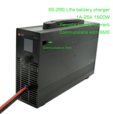 Pengisi ulang LFP Lifepo4 Lithium Battery Charger C10325 5S hingga 28S 102.2V