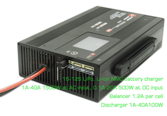 8S LiPo NMC LiIon Baterai Lithium Ion Balance Charger 50.4V 40A