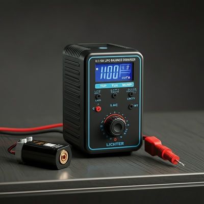 0.1-10A Lipo Battery Balance Charger Discharger Adjustable Disesuaikan