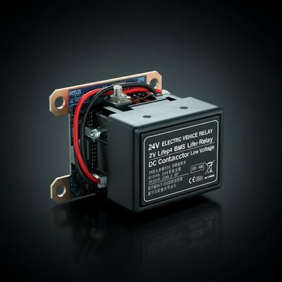 24v Kendaraan Listrik Bms Lifepo4 DC Contactor Relay Tegangan Rendah